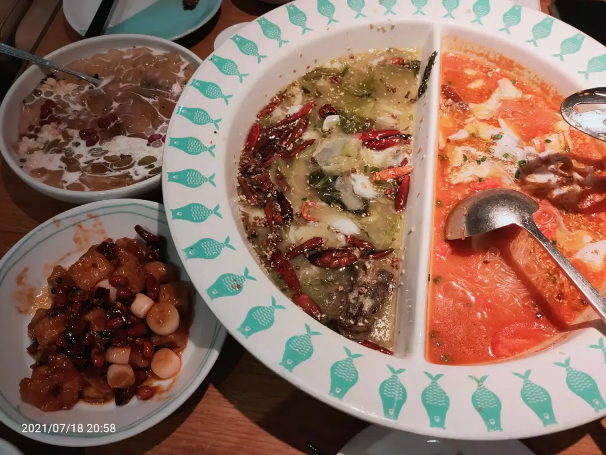 2021-07-18(周末休息，去吃酸菜鱼)