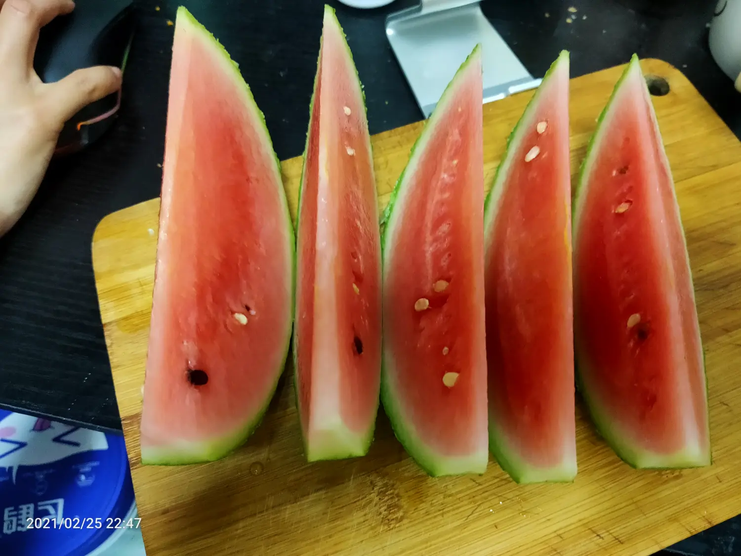 2021-02-25(买到了很甜的西瓜)