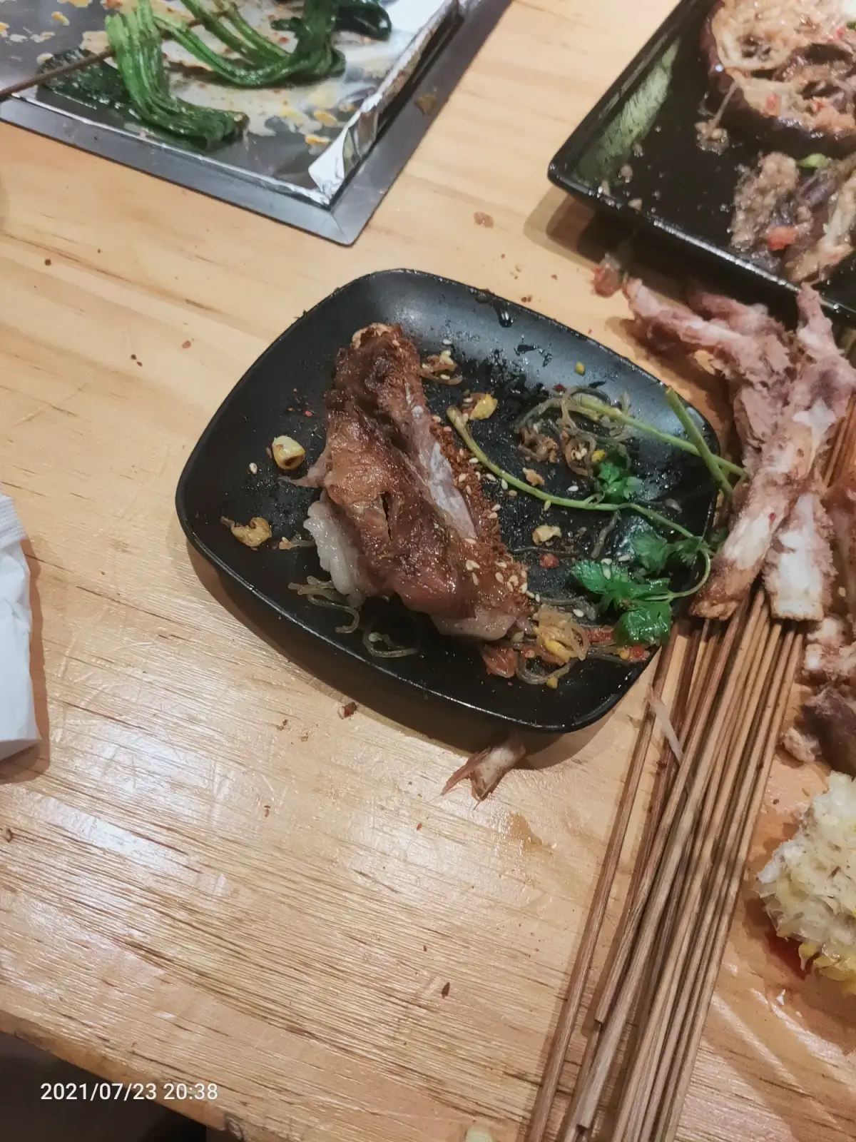 2021-07-23(今天公司聚餐吃烤羊腿)